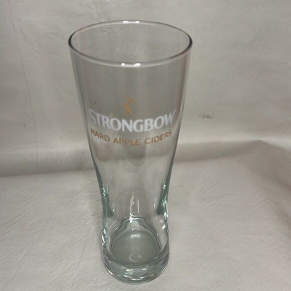 Strongbow Hard Apple Cider 20 Oz Beer Drinking Glass 8 1/2 In Tall 3 In Round - Picture 6 of 6